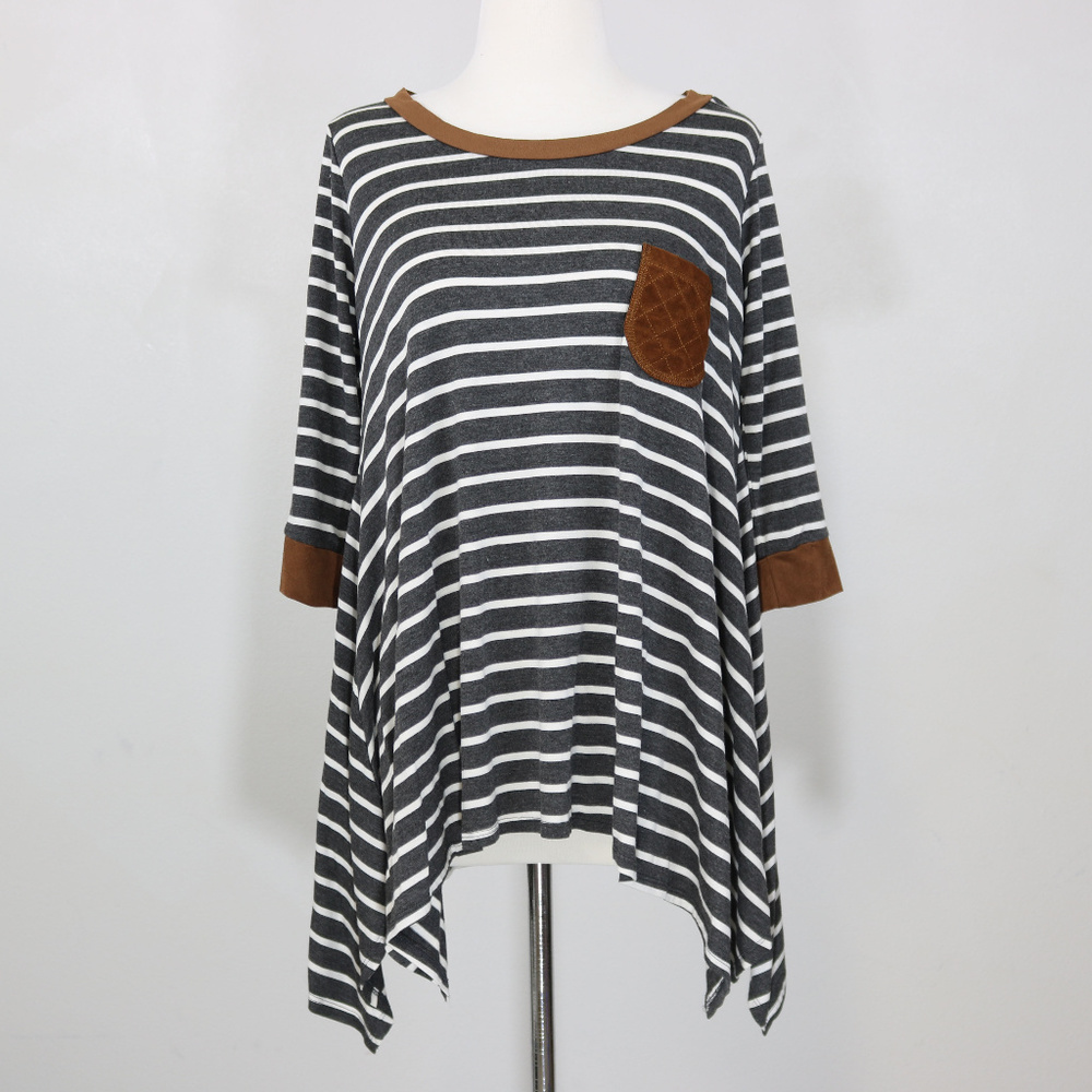 NEW Vanilla Bay shark bite tunic